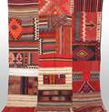 Persisk Patchwork kelim, 275 x 208 cm.
