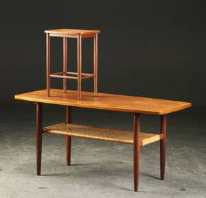 Sofabord og sidebord, teak, 1960erne 2