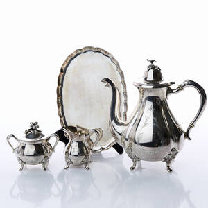 Kaffeservis silver