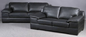 Italiensk design. 3 2 pers. lædersofa - Model New York