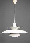 Poul Henningsen, Louis Poulsen, lampa PH5, vit  Denna vara har satts till omförsäljning under nytt varunummer4362634