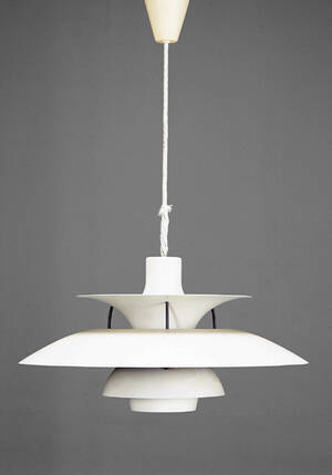 Poul Henningsen, Louis Poulsen, lampa PH5, vit Denna vara har satts till omförsäljning under nytt varunummer4362634