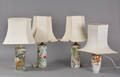 Orientalske bordlamper, porcelæn, 1900-tallets 2. halvdel 4