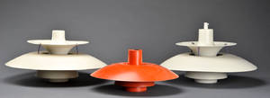 Poul Henningsen 1894-1967. Tre pendler, to PH 5 og en PH 43. 3