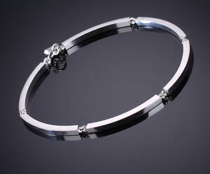 Georg Jensen leddelt halskæde af sterlingsølv