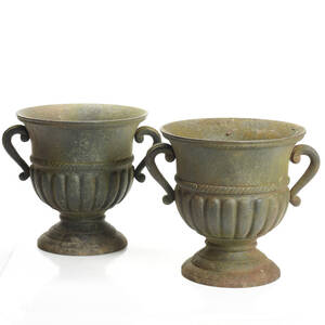 Gjutjärnsurnor 1 par