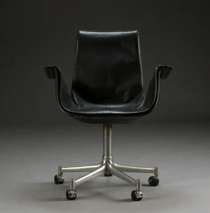 Preben Fabricius  Jørgen Kastholm. Tulip chair. Kontorstol