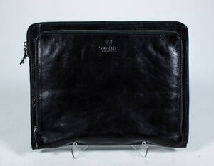 Tiger dokumentportfölj i skinn