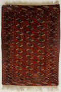 Turkmensk Bokhara tæppe, 160x110 cm.