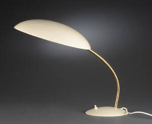 Christian Dell. Kaiser bordlampe, model 6781, hvid