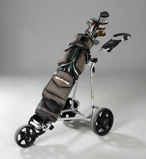 Golfsæt og trolley