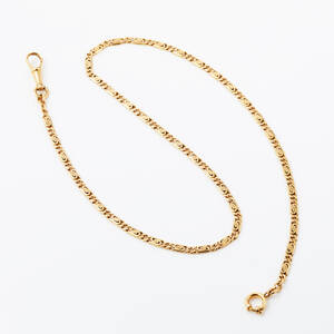 Klockkedja 18 k guld