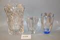 Vaser 3 st, Orrefors, H 25, 27, 25 cm