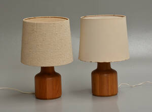 Kirk par bordlamper i teak 2