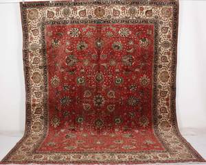 Persisk Tabriz tæppe, 380x300 cm.