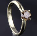 Solitaire ring ca. 0.92 ct.