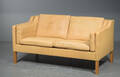Børge Mogensen. Fritstående to-pers. sofa