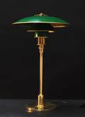 Poul Henningsen 1894-1967 PH 32 bordlampe, grønt skærmsæt