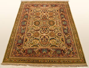 Kashmir Tabriz tæppe, 242x308 cm.