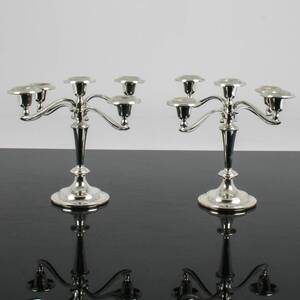 KANDELABRAR vitmetall