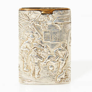 Tändsticksask sterlingsilver