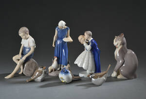 Royal Copenhagen og Bing  Grøndahl. En samling figurer af porcelæn 7