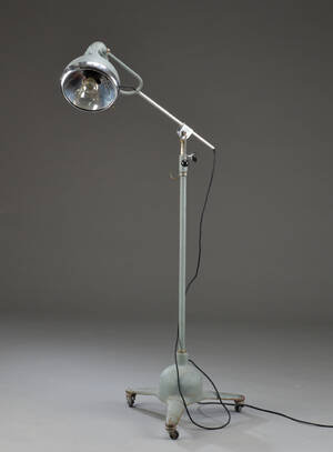 Industriel gulvlampe