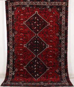 Persisk Shiraz tæppe, 304x203 cm.