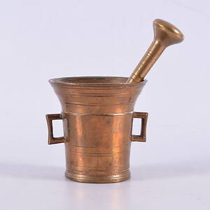 MORTEL, mässing, 1800-tal.