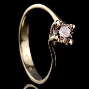 Solitaire ring ca. 0.58 ct.