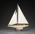 Modelsejlbåd. J-boat. Rainbow 
