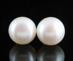 9kt fresh water cultured pearl earrings 2
