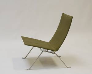 Poul Kjærholm 1929 - 1980. PK 22 hvilestol, kanvas med ID-nummerbevis