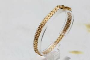 ARMBAND, x-länk, guld, 18 k, 14,6 g