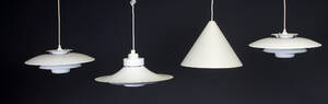 Louis Poulsen, Horn, m.fl. Fire loftlamper