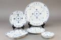 Royal Copenhagen. Musselmalet halvblonde, diverse dele 5