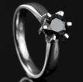 Solitaire ring ca. 1.30 ct.