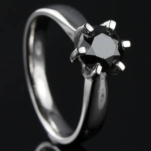 Solitaire ring ca. 1.30 ct.