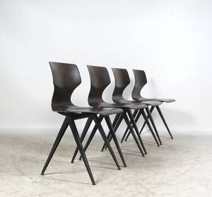 Set Pagwood Stühle, Industrial Chairs der 1960er Jahre von Flötotto 4