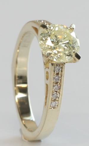 Brillantring, ca. 1.63 ct.