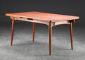 Hans J. Wegner. Spisebord af teak og eg, model AT-312 