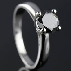 Solitaire ring ca. 1.19 ct.