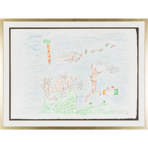 Roberto Matta färglitografi