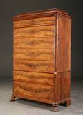 Chiffoniere af mahogni, 1880-1900