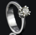 Solitaire ring ca. 0.53 ct.