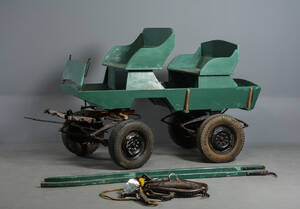 Hestevogn m. dæk  gummihjul, 1900-tallet