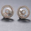 Chopard Happy solitaire øreclips, ca. 1.48 ct.  2 