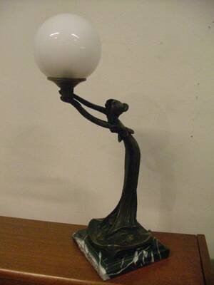 Bordslampa, jugendstil