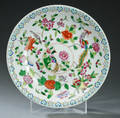 Kinesisk fad af porcelæn. 20. årh.