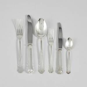 Bestickuppsättning, silver